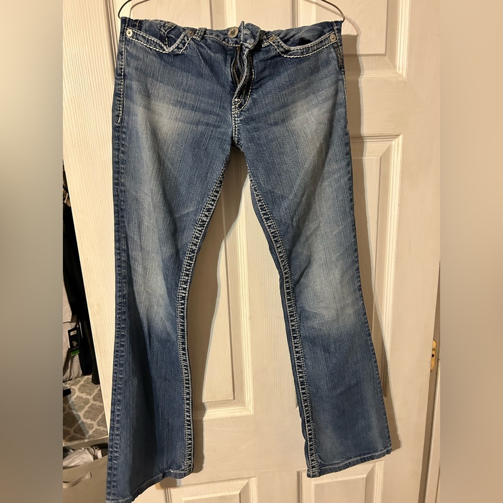 Women’s Silver blue jeans